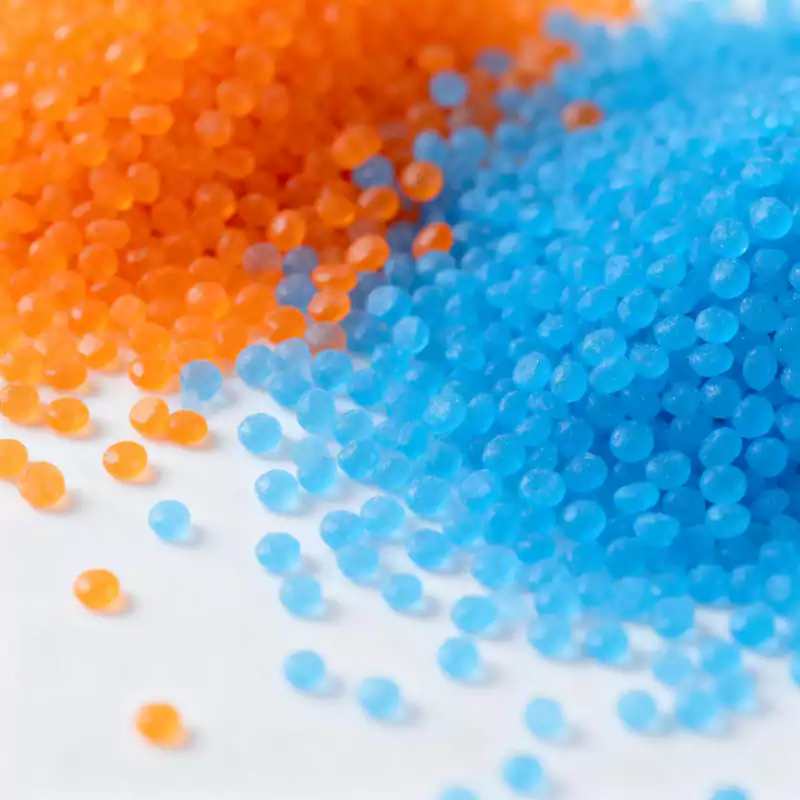 silica desiccant particles